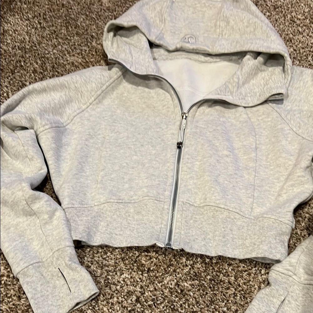 Lululemon Athletica Gray Zip-Up Hoodie